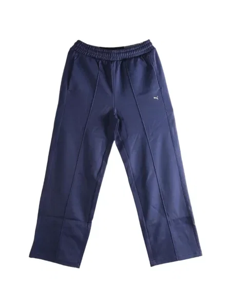Pantaloni Puma cu broderie alergare albastru
