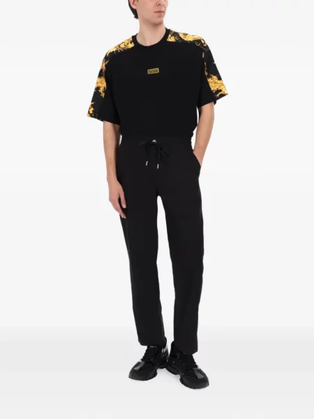 Nohavice Versace Jeans Couture čierna