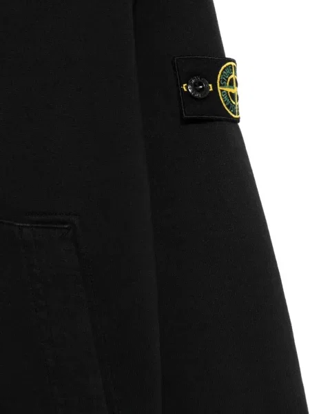 Bluza z kapturem dziecięca Stone Island czarna