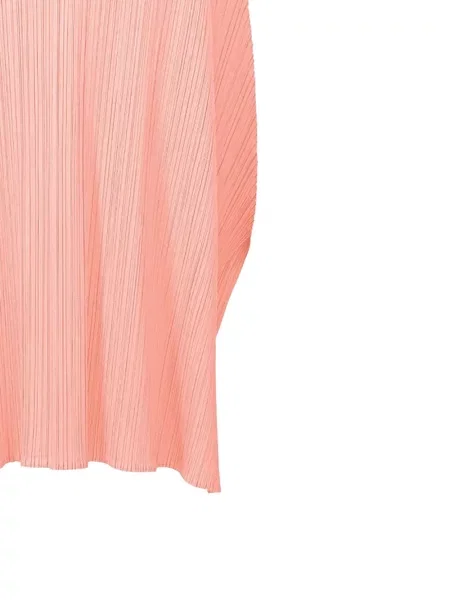 Rochie Pleats Please Issey Miyake în linie A roz