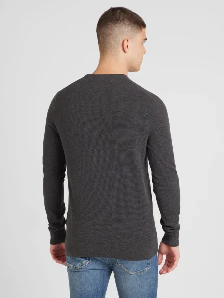 TOMMY HILFIGER Pulover Essential gri închis