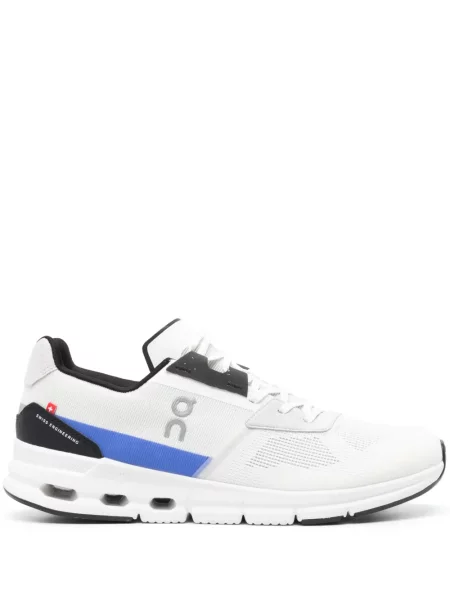 Sneakerși On-running cu șireturi din dantelă alergare alb