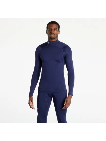 Tricou Under Armour Cg Armour Comp Mock Navy M albastru închis