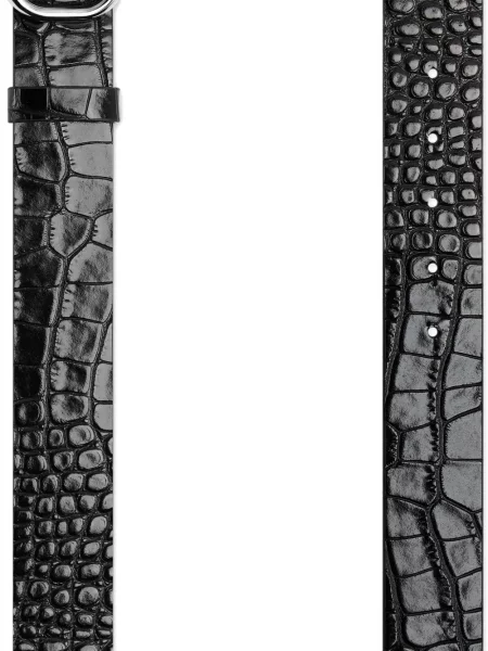 Curea Philipp Plein din piele negru