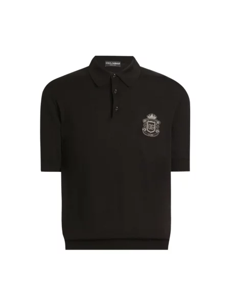 Koszulka polo Dolce And Gabbana czarna