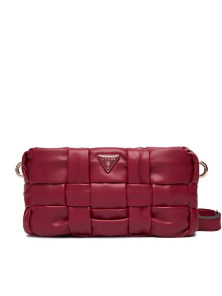 Guess Дамска чанта Marion Mini червен