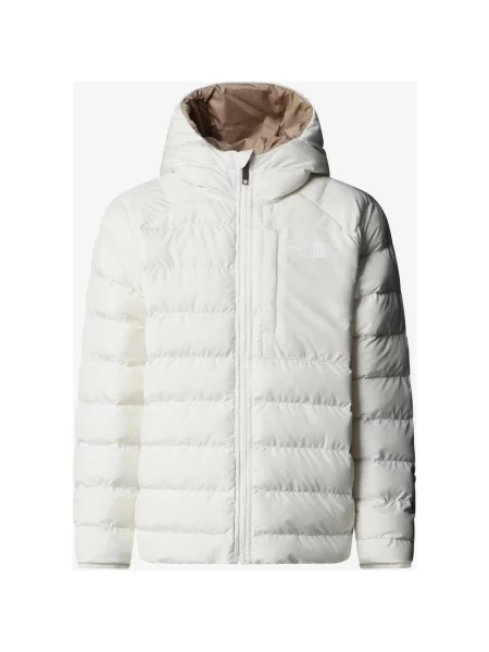 Kurtka The North Face Reversible Perrito brązowy dziewczęce XS biały