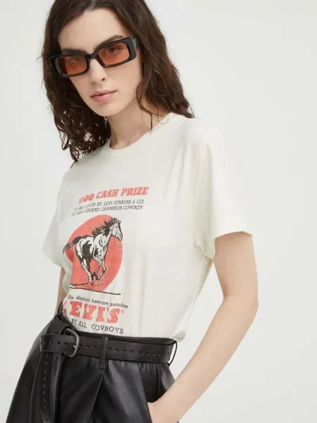 Levi's tričko béžové