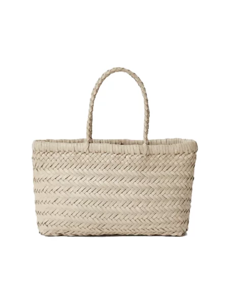 Torebka skórzana Dragon Diffusion skórzana biała