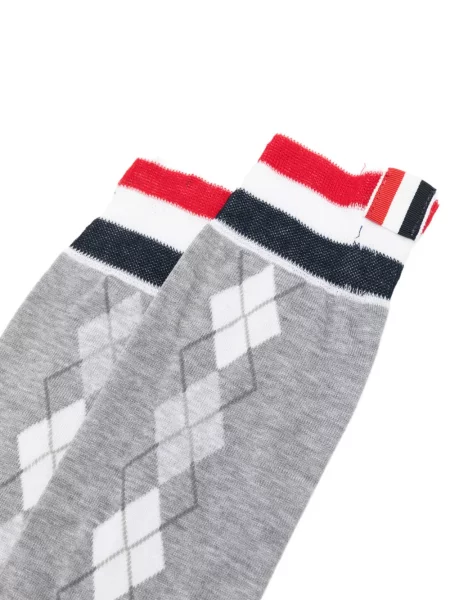 Șosete Thom Browne cu dungi gri