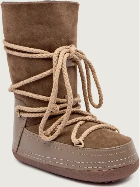 INUIKII Bocanci CLASSIC HIGH | piele întoarsă maro
