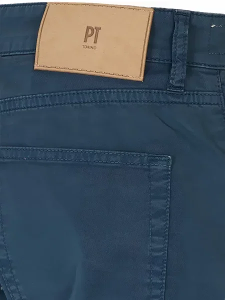Pantaloni Pt Torino cu autograf albastru