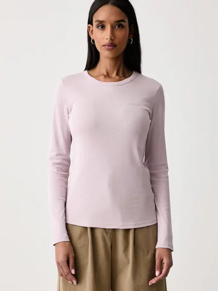 United Colors of Benetton tričko s dlhým rukávom dámske ružová