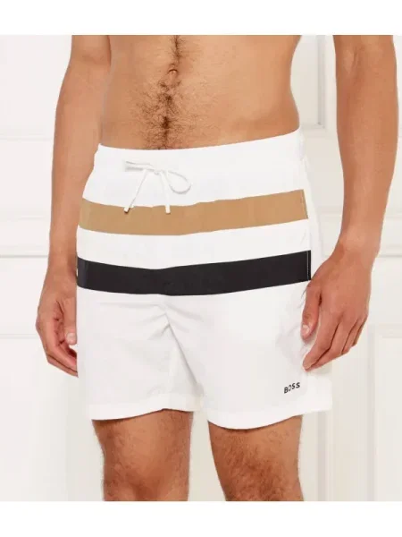Sport rövidnadrág Boss Black fehér