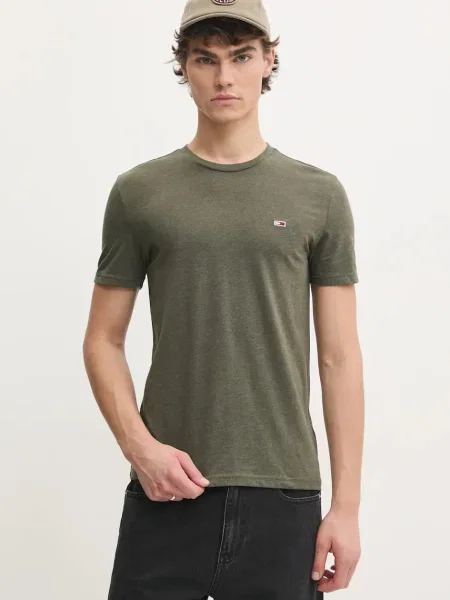 Póló Tommy Jeans zöld