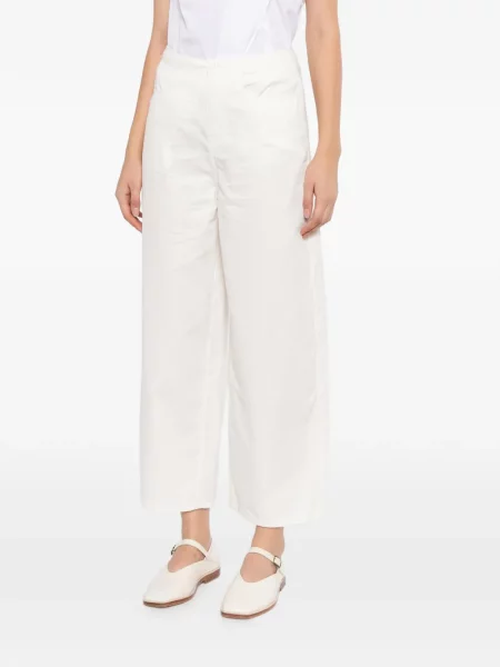 Pantaloni Yeareast alb