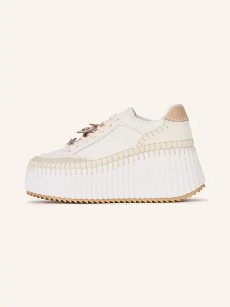 Chloé Sneakersy Nama weiss białe