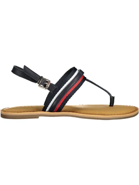 Sandale Tommy Hilfiger fără toc albastru