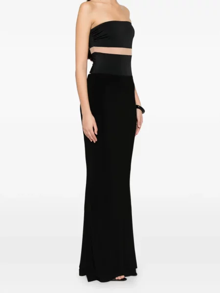 Fusta maxi Norma Kamali negru