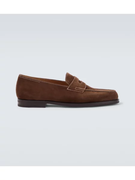 Loaferke John Lobb iz semiša rjava