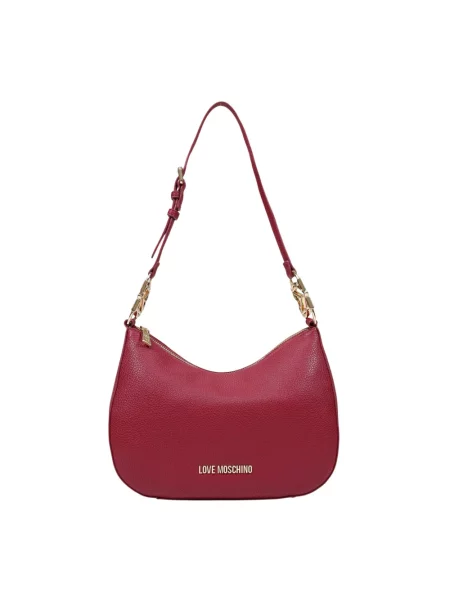 Torebka Love Moschino z logo fioletowa