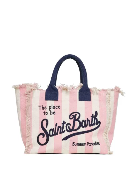 Geantă shopper Mc2 Saint Barth roz