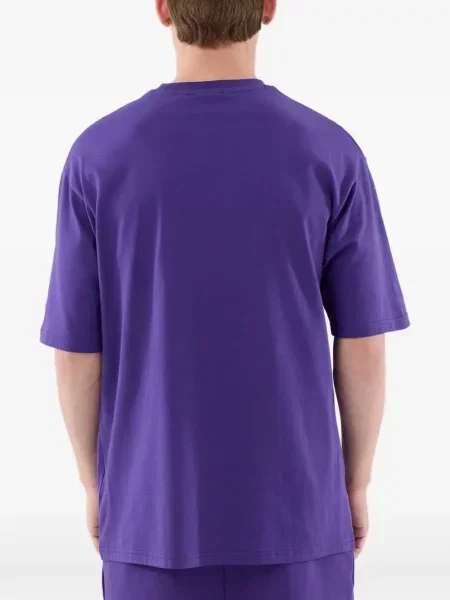 Tricou New Era Cap cu broderie violet