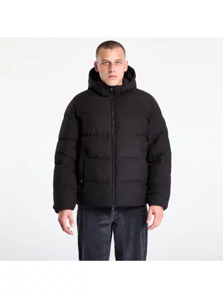 Bunda Tommy Hilfiger Down Hooded Puffer Jacket Black L černá