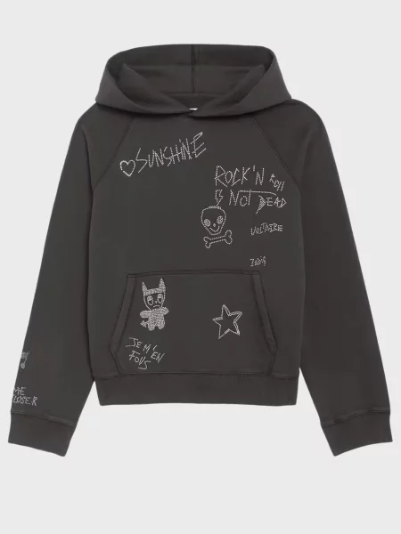 Худи Zadig&voltaire серое