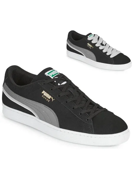 Pantofi Puma din piele de căprioară negru