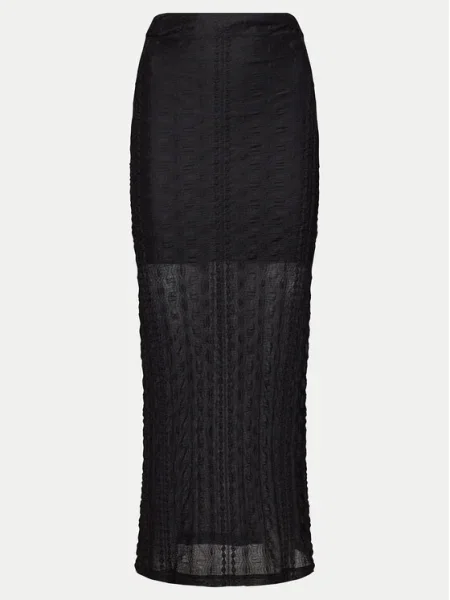 Gina Tricot Fustă midi negru