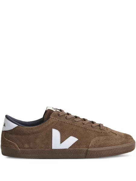 Sneakerși Veja Volley din piele de căprioară maro