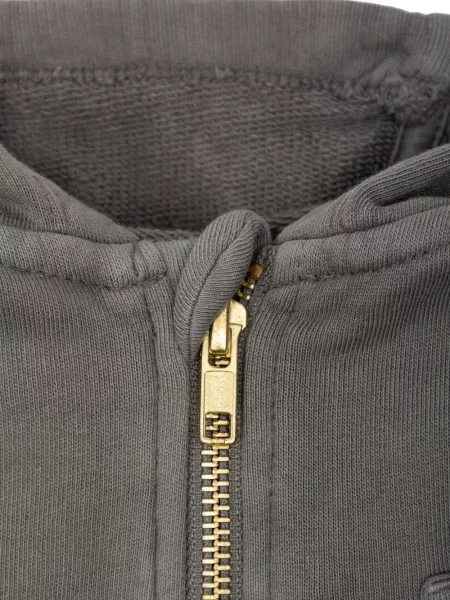 Bluza z kapturem dziecięca Mini Rodini szara