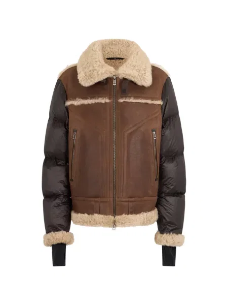 Яке Moncler Grenoble кафяво