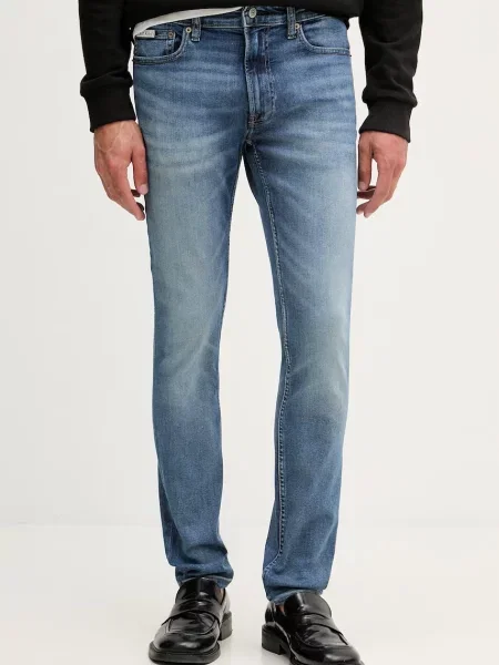 Calvin Klein Jeans blugi skinny pentru bărbați albastru