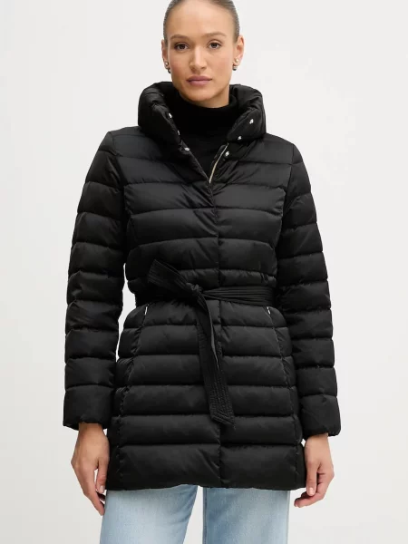 Geox kurtka puchowa BETTANIE przejściowa czarny
