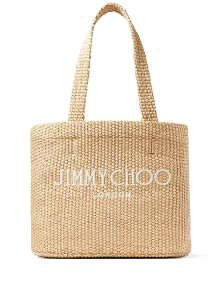 Haftowana torba plażowa Jimmy Choo