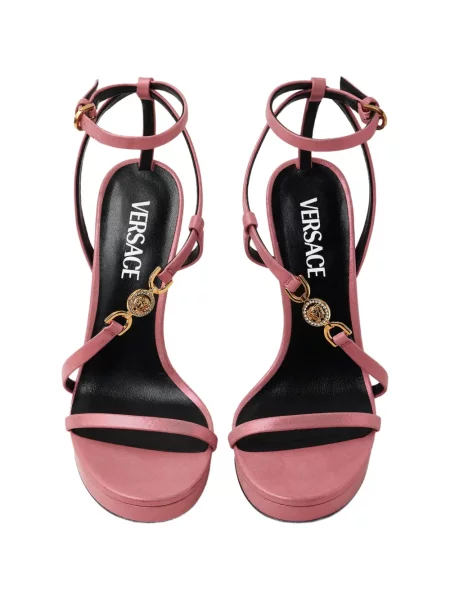 Sandale Versace din piele roz