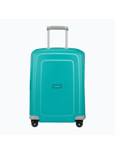 Cestovní kufr Samsonite S'cure Spinner 34 l aqua blue modrý
