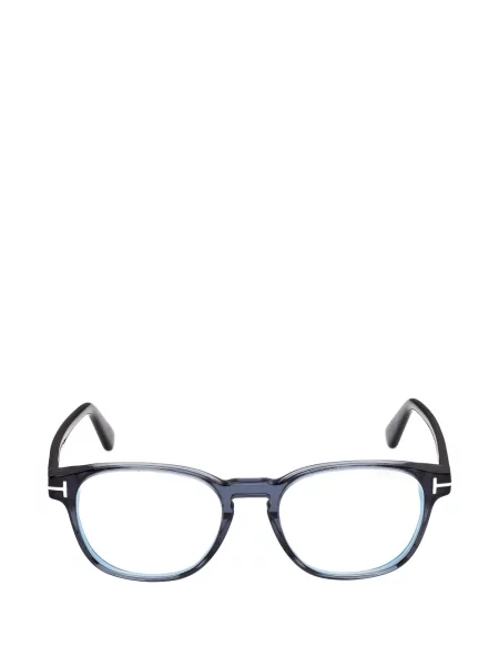 Ochelari de soare Tom Ford Eyewear cu autograf albastru