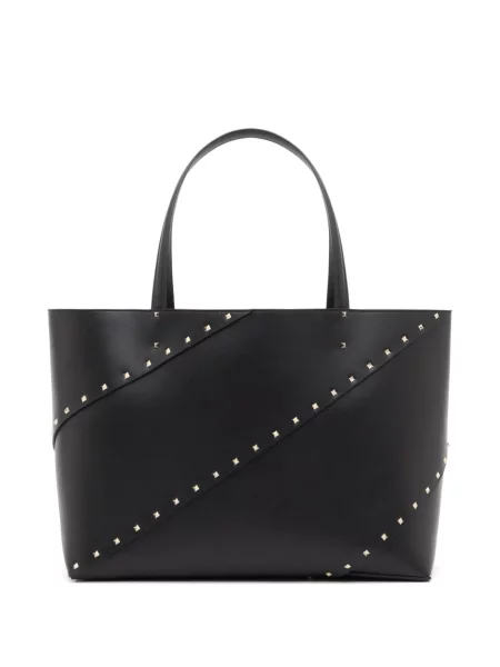 Geantă shopper Valentino Garavani negru