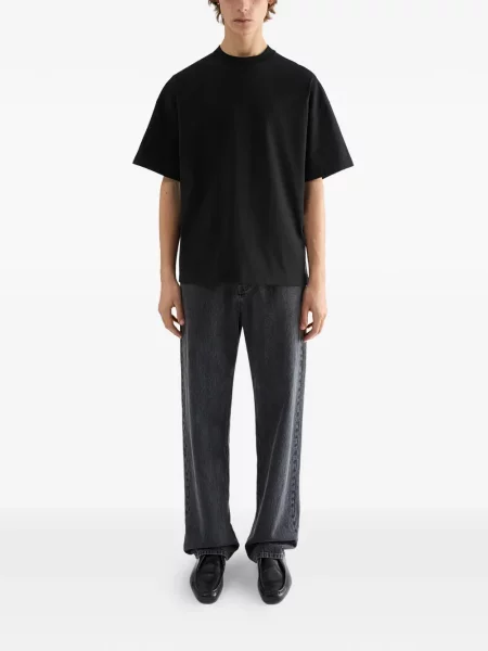 Tricou Jil Sander cu imagine negru
