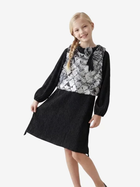 Hilal Akinci Kids Haljina HİLAL AKINCI KİDS Kinderkleid' crna