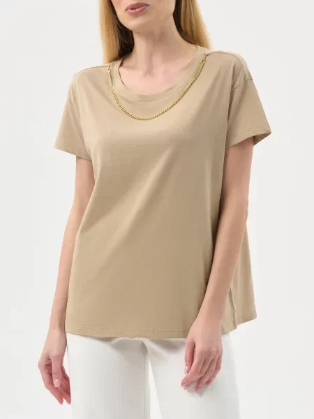 Футболка Armani Exchange бежева
