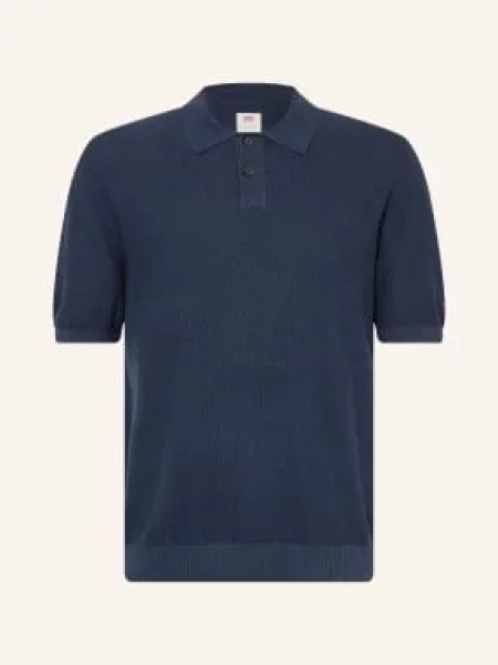 Levi's® Koszulka Polo Z Dzianiny Krój Standardowy blau granatowa