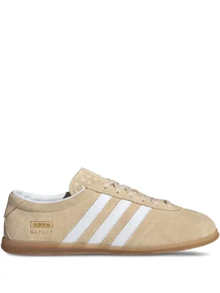 Sneakerși Adidas Gazelle din piele cu dungi argintiu