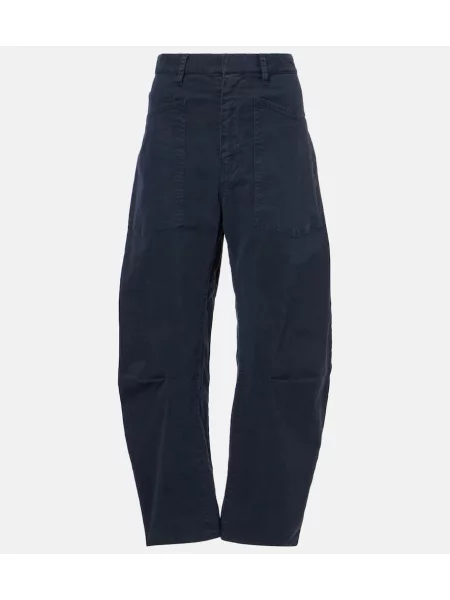 Pantaloni Nili Lotan albastru