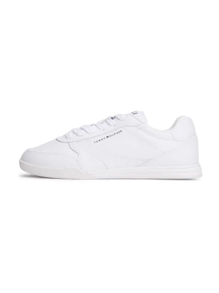 Sneakerși Tommy Hilfiger din piele alb