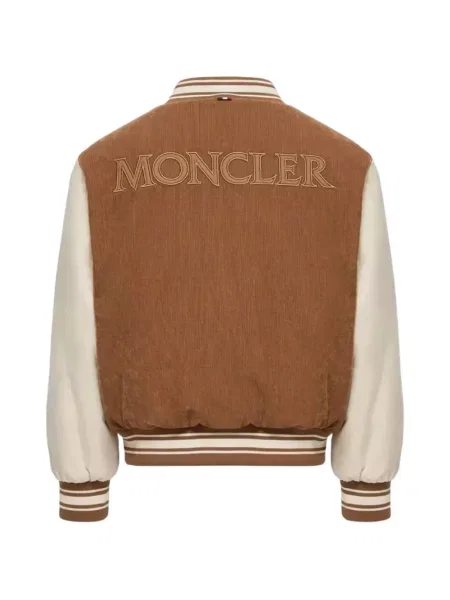 Kurtka dziecięca Moncler Enfant brązowa