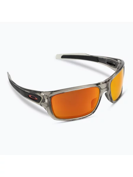 Okulary przeciwsłoneczne Oakley Turbine grey ink/prizm ruby polarized szare
